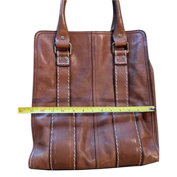 Kate Landry Purse Travel Tote Bag Leather - Picture 11 of 13